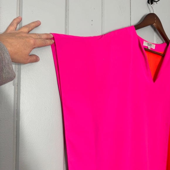 CROSBY by Mollie Burch Renee Shift Dress pink and Orange colorblock size XS - Picture 7 of 14